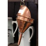 Antique Copper Funnel