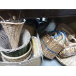 Large Collection of Wicker Baskets