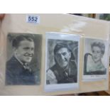 Three autographed photo portraits - Tommy Handley, Anne Shelton, and another