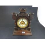 Late 19C Ansonia American two train bracket clock