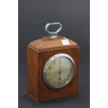 French walnut cased carriage clock