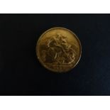 1900 Gold full Sovereign coin