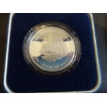 Cased Silver proof commemorative coin 1981 The Prince of Wales and Lady Diana marriage with