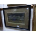 Framed and Glazed Black and White Military Photograph of Royal Wiltshire Yeomanry at Windmill