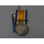 George V World War 1 1914 - 1918 Medal awarded to R-310781 Pte E Crang with Ribbon