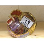 Royal Crown Derby Cockerel paperweight with no stopper