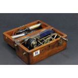 19th century Mahogany Cased Medical Electric Shock Machine