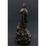 Italian wooden carving of a female modelled on The Immaculate Conception by Cavallino
