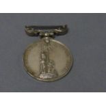 Late 19th century Army Temperance Medal India dated 1897 ' Watch and Be Sober '