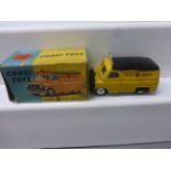 Boxed Corgi 408 Bedford AA Road Service Van in good condition with paint loss, box gd