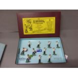 Boxed Britains eleven piece Bahamas Police Band 1987, ref 5187, limited edition number 3068,