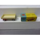 Boxed Corgi 100 Dropside Trailer in cream (vg)