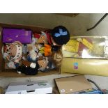 A collection of approximately 10 figures, mostly TV and film related, including Wombles, Rupert,