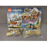 Boxed Lego Creator 10245 Santa's Workshop (incomplete) with instructions plus unboxed Lego Star Wars
