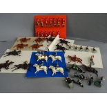 A collection of approximately 150 handmade military figures, mostly metal, many different subjects