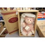 A limited edition British Collector's Steiff bear, rose 38, boxed