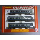 Boxed Hornby OO gauge R403 BR 3 Car DMU Blue/Grey Livery Train Pack