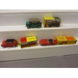 Three boxed Dinky vehicles to include 183 Morris Mini Minor, 342 Austin Mini Moke and 120 Jaguar E