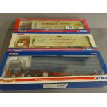 Three boxed 1:50 Corgi ltd edn Hauliers of Renown commercial vehicles to include CC12919 Scania