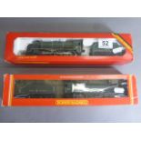 Two boxed Hornby OO gauge locomotives to include R154 SR Loco Sir Dinadan and R532 GWR Locomotive