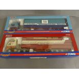 Two boxed 1:50 Corgi ltd edn Hauliers of Renown commercial vehicles to include CC13904 Foden