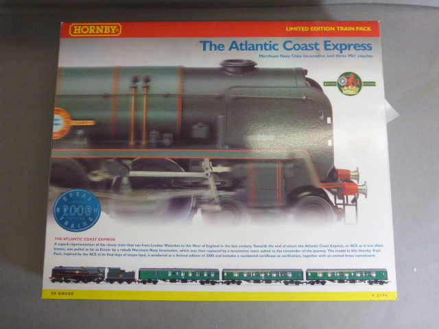 Boxed Hornby OO gauge ltd edn Train Pack R2194 The Atlantic Coast Express complete withh Merchant