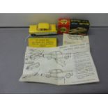 Boxed Triang Spot On Ford Zodiac Model 100 SL with head and rear lights in yellow and white, good