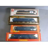 Four boxed OO gauge locomotives to include Mainline 37051 Class 45 CO1 Diesel Locomotive, Hornby