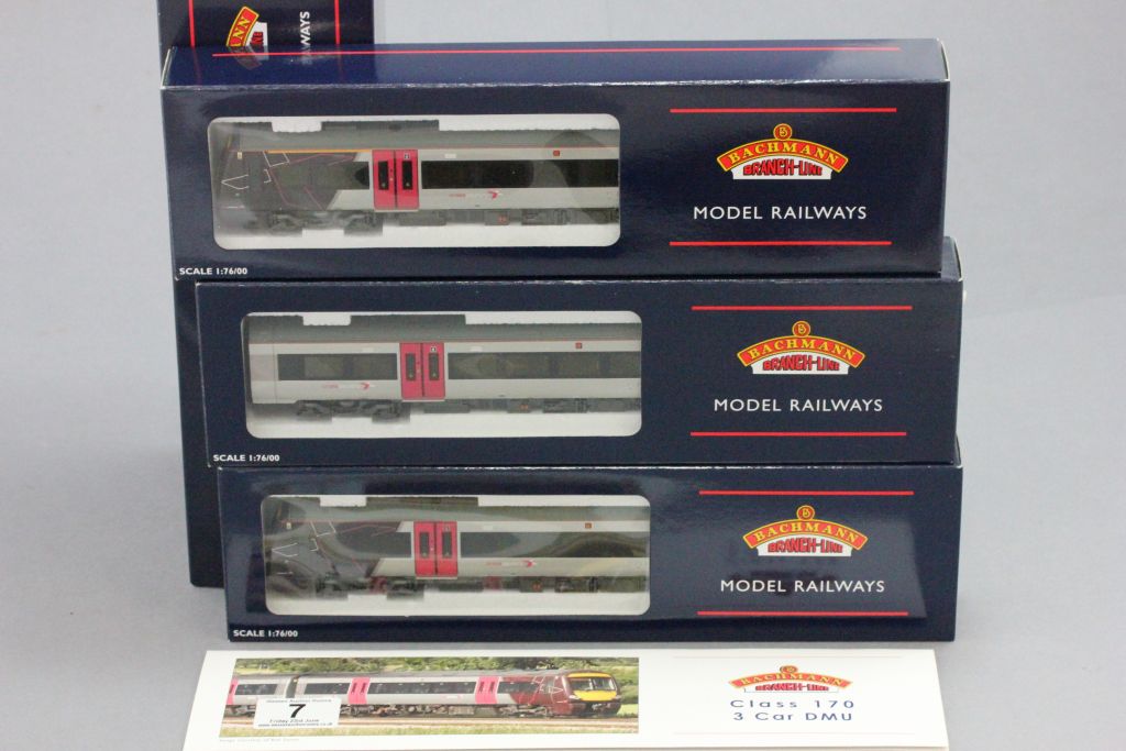 Boxed Bachmann OO gauge 32-465 Class 170 3 Car Unit Cross Country DMU