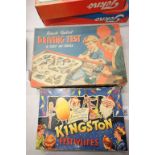 Boxed Kingston Festivlites decorations plus a boxed Merit Remote Control Driving TTest game