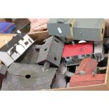 Collection of OO gauge model railway plastic trackside buildings