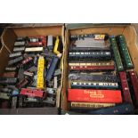Collection of 75 (approximately) items of OO gauge rolling stock featuring Hornby, Airfix, Triang