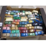 45 Dinky diecast model vehicles with the vast majority being vintage examples to include caravans