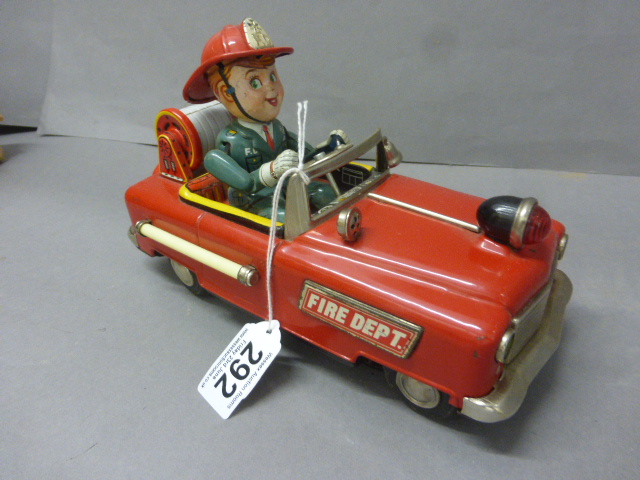 Boxed TN Battery Operated Mystery Action Car Fire Chief vehicle in gd condition, box poor - Image 4 of 7