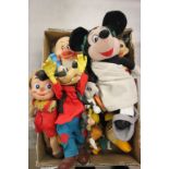 Selection of 8 vintage Walt Disney figures, various sizes