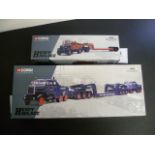 Two boxed Corgi Heavy Haulage diecast vehicles to include 17701 Pickfords and 16901 Hallett