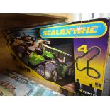 Boxed Scalextric Le Mans 24 set. Appears complete with two slot cars
