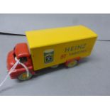 Dinky Supertoys Big Bedford Heinz Van with replacement decals in gd condition