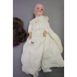 Schoenau & Hoffmeister doll marked S PB H 1909-3 Germany to back of neck, eyes have come loose