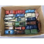 20 Early Dinky diecast vehicles to include Armstrong Siddeley, Lagonda etc, play worn