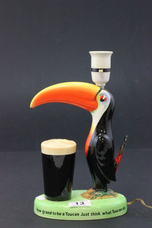 Carlton Ware Guinness Toucan lamp base