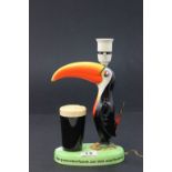 Carlton Ware Guinness Toucan lamp base