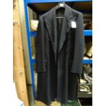 Austin Reed black Cromby overcoat