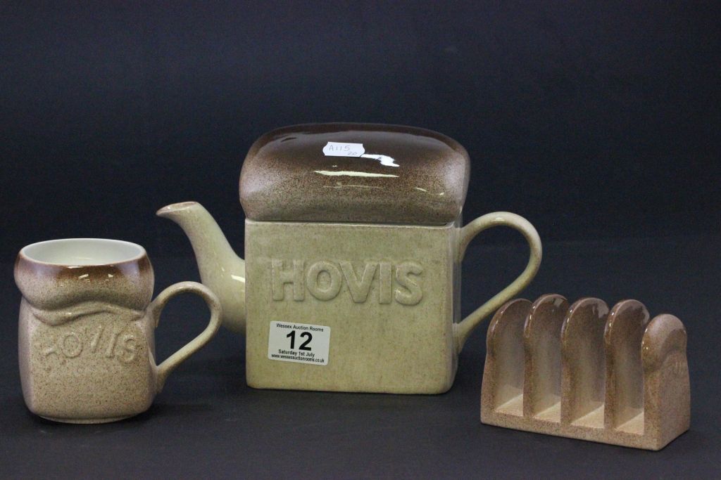 ' Hovis ' Carltonware Breakfast Set comprising Tea Pot, Toast Rack and Mug