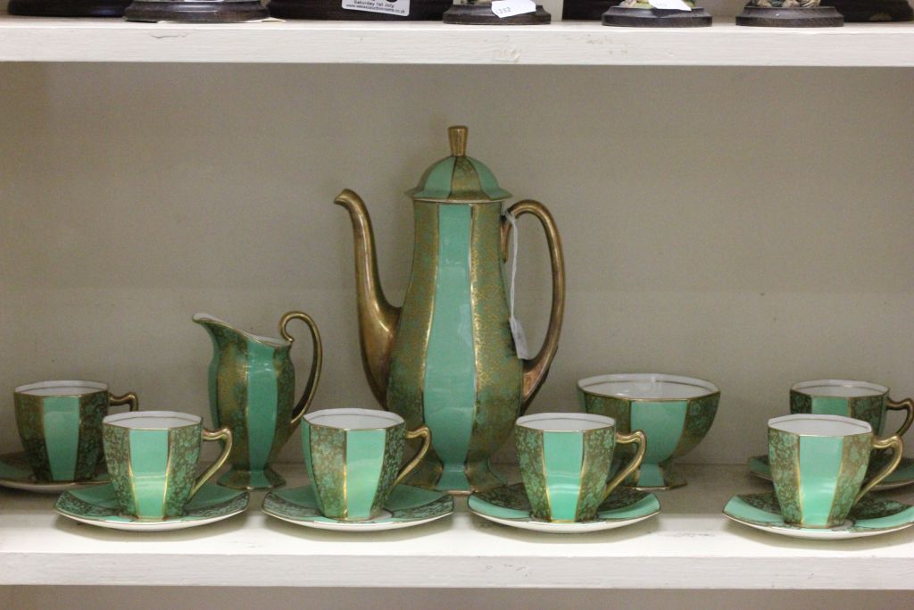 Royal Doulton Art Deco style coffee set