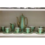 Royal Doulton Art Deco style coffee set