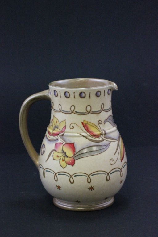 Charlotte Rhead Bursley Ware jug marked TL95 to base