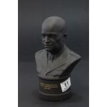 Wedgewood President Eisenhower black basalt bust