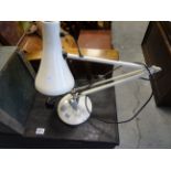 Cream anglepoise lamp