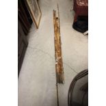 Two vintage fishing rods, one by Hardy, the other Martin & Son Trent Otter